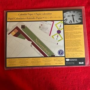 NWT Creative Memories Calendar Pages